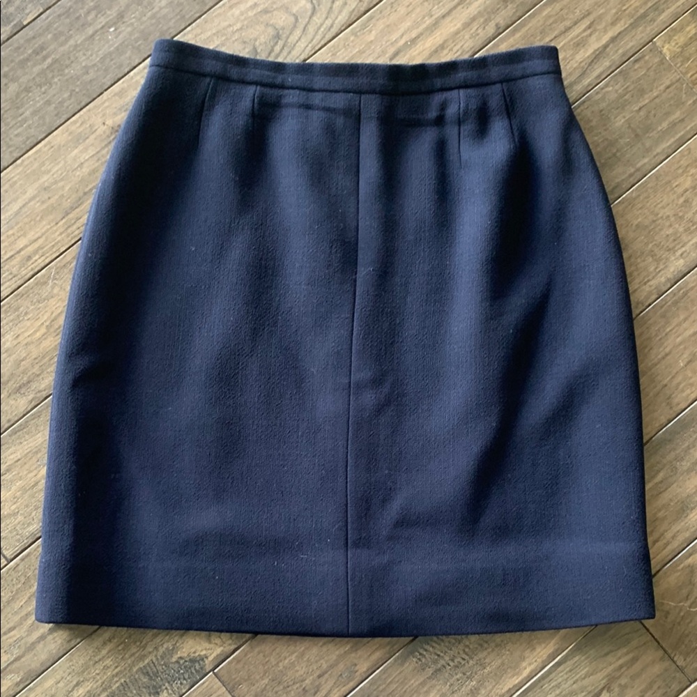 Chanel Wool & Silk Skirt